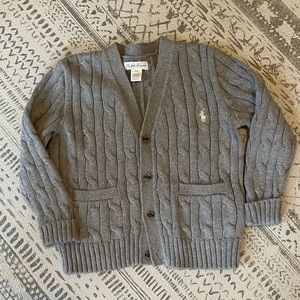 Ralph Lauren Baby Boy Cable Knot Cardigan Sweater